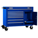 Proto® 550S 50" Workstation - 8 Drawer & 1 Shelf, Gloss Blue - Makers Industrial Supply