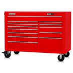 Proto® 550S 57" Workstation - 13 Drawer, Gloss Red - Makers Industrial Supply