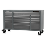 Proto® 550E 67" Front Facing Power Workstation w/ USB - 18 Drawer, Dual Gray - Makers Industrial Supply