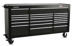 Proto® 550S 78" Workstation - 20 Drawer, Gloss Black - Makers Industrial Supply