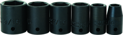 Proto® 1/4" Drive 6 Piece Impact Socket Set - 6 Point - Makers Industrial Supply