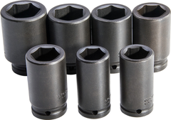 Proto® 3/4" Drive 7 Piece Deep Metric Impact Socket Set - 6 Point - Makers Industrial Supply