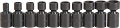 Proto® 3/8" Drive 10 Piece Metric Universal Impact Socket Set - 6 Point - Makers Industrial Supply