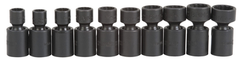 Proto® 3/8" Drive 10 Piece Metric Universal Impact Socket Set - 12 Point - Makers Industrial Supply