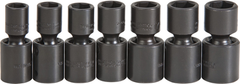 Proto® 1/2" Drive 7 Piece Metric Universal Impact Socket Set - 6 Point - Makers Industrial Supply