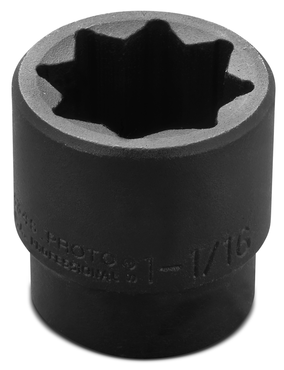 Proto® 1/2" Drive Impact Socket 1-1/16" - 8 Point - Makers Industrial Supply