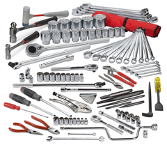 Proto® 92 Piece Heavy Equipment Set With Top Chest J442719-8RD - Makers Industrial Supply