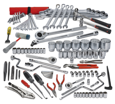 Proto® 99 Piece Metric Heavy Equipment Set With Top Chest J442715-6RD-D - Makers Industrial Supply