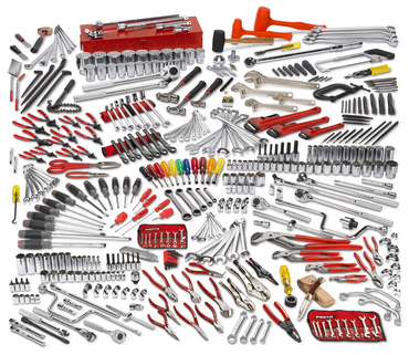 Proto® 400 Piece Advanced Maintenance Tool Set With Roller Cabinet J442742-8RD and Top Chest J442719-12RD-D - Makers Industrial Supply