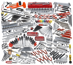 Proto® 453 Piece Intermediate Tool Set With Roller Cabinet J453441-8RD and Top Chest J453427-6RD - Makers Industrial Supply