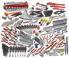 Proto® 248 Piece Metric Intermediate Set With Roller Cabinet J553441-8SG - Makers Industrial Supply