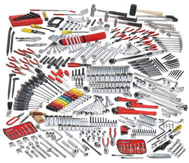 Proto® 411 Piece Advanced Maintenance Tool Set With Roller Cabinet J442735-7RD and Top Chest J442719-10RD-D - Makers Industrial Supply