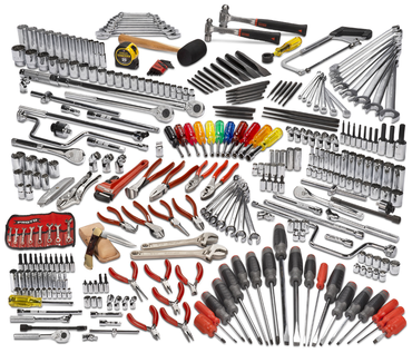 Proto® 334 Piece Master Advanced Maintenance Set With Roller Cabinet J442742-12RD and Top Chest J442719-8RD - Makers Industrial Supply