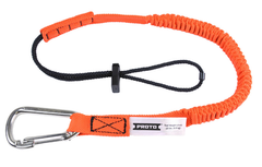 Proto® Elastic Lanyard With Stainless Steel Carabiner - 15 lb. - Makers Industrial Supply