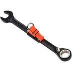 Proto® Tether-Ready Black Chrome Combination Reversible Ratcheting Wrench 1/2" - Spline - Makers Industrial Supply