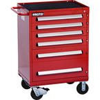 Proto® 460 Series Roller Cabinet - 6 Drawer, Red - Makers Industrial Supply