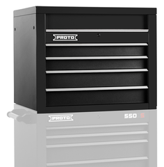 Proto® 550S 34" Top Chest - 4 Drawer, Dual Black - Makers Industrial Supply
