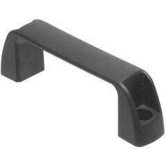 Model 71162, Plastic Bridge Top Mount Pull Handle, 5.20″ Mounting Centers, 5/16″ Mount Hole, Matte Black Color - Makers Industrial Supply