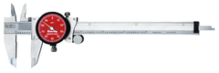#R120A-6 - 0 - 6'' Measuring Range (.001 Grad.) - Dial Caliper with Letter of Certification - Makers Industrial Supply