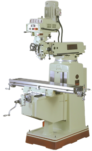 Electronic Variable Speed Vertical Mill - R-8/NT30 Spindle - 10 x 50'' Table Size - 3HP - 3PH - 220V Motor - Makers Industrial Supply