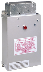 Heavy Duty Static Phase Converter - #PAM-100HD; 1/3 to 3/4HP - Makers Industrial Supply