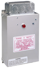 Heavy Duty Static Phase Converter - #PAM-200HD; 3/4 to 1-1/2HP - Makers Industrial Supply