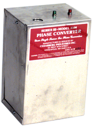 Heavy Duty Static Phase Converter - #3500; 7-1/2 to 10HP - Makers Industrial Supply