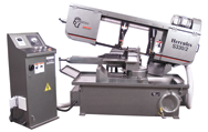 Dual Mitering Horizontal Bandsaw - 13 x 18"; 3HP; 220/440V; 3PH - Makers Industrial Supply