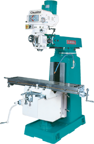 Vertical Mill - ISO40 Spindle - 10 x 54'' Table Size - 5HP Motor - Makers Industrial Supply