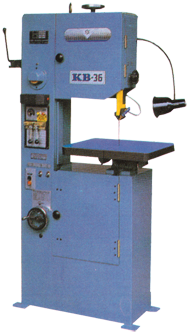 Vertical Bandsaw - #KB361; 8 x 14'' Capacity; 1HP, 1PH, 115V Motor - Makers Industrial Supply