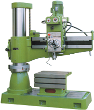 Radial Drill Press - #TPR820A - 38-1/2'' Swing; 2HP, 3PH, 220V Motor - Makers Industrial Supply