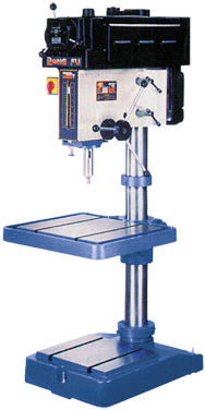 RF400VPF Variable Speed Floor Model Drill Press With Power Feed - 20'' Swing; 2HP, 3PH, 220V Motor - Makers Industrial Supply