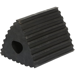 Rubber Wheel Chock 6.5 × 4.75 × 4.25 - Exact Industrial Supply