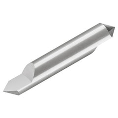 ‎RNC-125-2 1/8 Dia. 2 OAL 90x 3/8 Split Length Split End Engraving Tool - Uncoated - Makers Industrial Supply