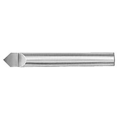 ‎RNCM-040-1 4mm Dia. × 50mm OAL 90x 6mm Split Length Split End Engraving Tool - Uncoated - Makers Industrial Supply