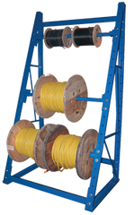 48 x 36 x 120'' - 4-Axle Reel Rack - Makers Industrial Supply