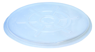 #DC-TP - Clear - Drum Covers - 5 Pack - Makers Industrial Supply