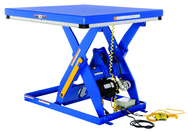 Electric Hydraulic Scissor Lift Table - Platform Size 30 x 60 - 2HP, 460V, 3 phase, 60 Hz totally enclosed motor - Makers Industrial Supply