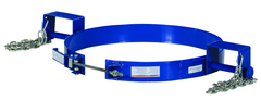 Blue Tilting Drum Ring - 55 Gallon - 1200 Lifting Capacity - Makers Industrial Supply