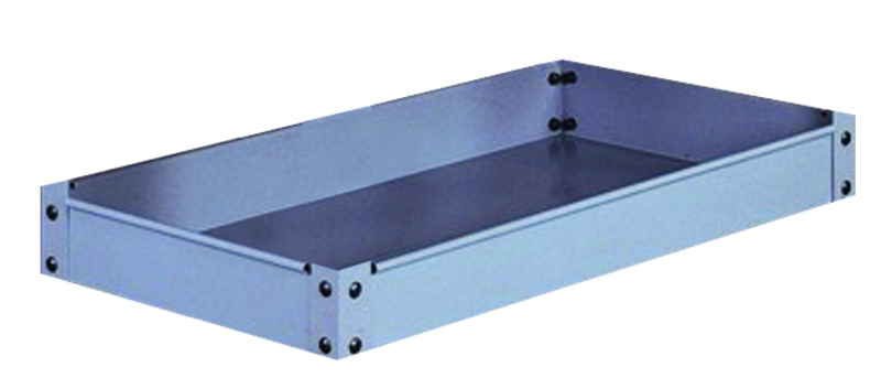 16"W x 30"D x 3-1/4"H 20 GA Bolt-On Center Tray - Makers Industrial Supply