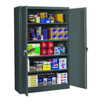 48"W x 24"D x 78"H Storage Cabinet w/400 Lb Capacity per Shelf for Lots of Heavy Duty Storage - Knocked-Down - Makers Industrial Supply