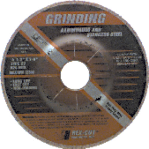 4 1/2″ × 1/4″ × 7/8″ - Aluminum Oxide A36GFX - Depressed Center Wheel - Makers Industrial Supply