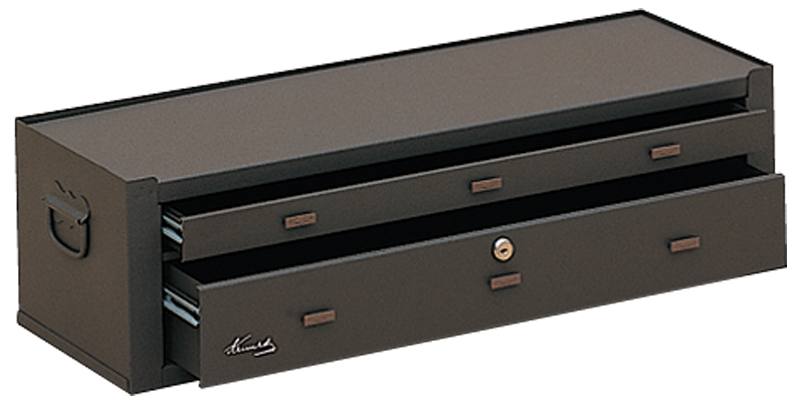 2-Drawer Add-On Base - Model No.MC28B Brown 7.88H x 9.63D x 28.13''W - Makers Industrial Supply