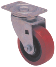 8'' Dia. - 2'' Width - Plexite - Swivel - 1000 lb Capacity - Makers Industrial Supply