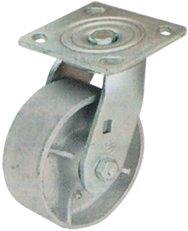 6'' Dia. - 3'' Width - Plexite - Swivel - 2200 lb Capacity - Makers Industrial Supply