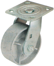 10'' Dia. - 3'' Width - Paythane - Swivel - 2700 lb Capacity - Makers Industrial Supply