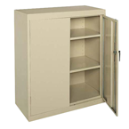 46 x 24 x 42" (Tropic Sand) - Counter Height Cabinet with Doors - Makers Industrial Supply