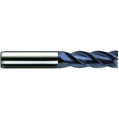 3/4" Dia. - 1" LOC - 3" OAL - 4 FL Carbide S/E HP End Mill-nACo - Makers Industrial Supply