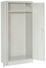 36 x 24 x 78'' (Dove Gray or Putty) - Wardrobe Cabinet - Makers Industrial Supply