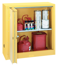 Flammable Liqiuds Storage Cabinet - #5441N 43 x 18 x 44'' (2 Shelves) - Makers Industrial Supply
